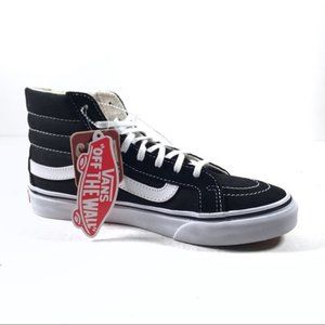 Vans Slims Classics Hightops Black Women’s 6 NWT